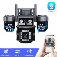 12MP WIFI IP Camera Outdoor Wireless Camera Dual Lens Dual Screen Auto Tracking Security Protection CCTV Surveillance V380Pro