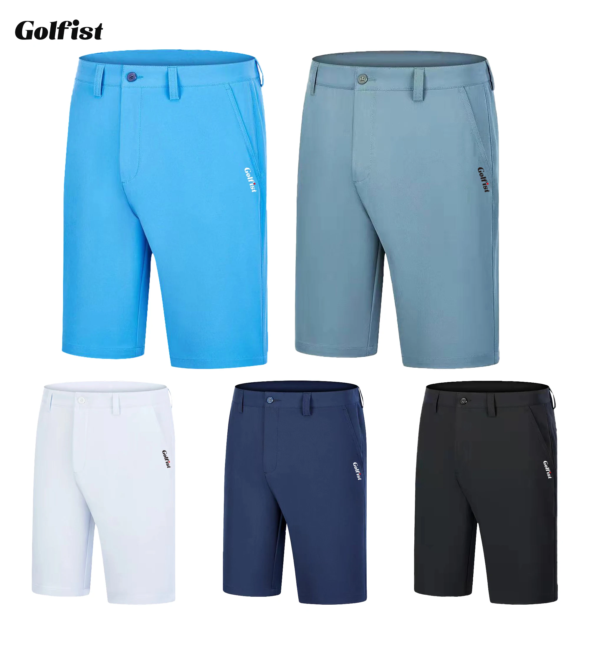 Short de golf Golfist pour homme, séchage rapide, coupe commandée, pantalon décontracté classique pour homme, short de sport de loisirs