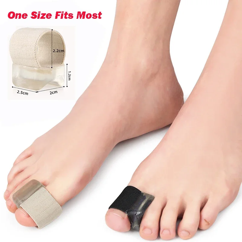 2/4Pcs Gel Toe Separators Bunion Corrector for Bunion Overlapping and Hammer Toe Relief with Toe Spacers Toe Tube Pain Relief