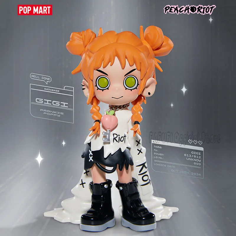 POPMART Lil Peach Riot: Laden! Serie Blind Box Guess Bag Mystery Box Speelgoed Pop Leuke Anime Figuur Desktop Ornamenten Collectie