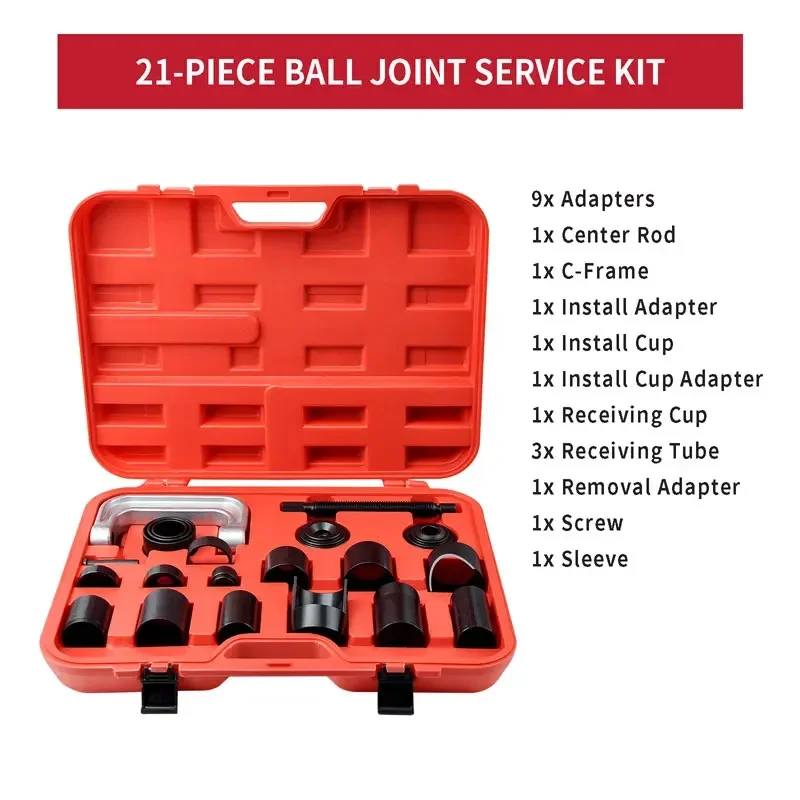 Local stock in America! Car Tools Automotive 21PCS Ball Joint Remover And Installer Tool Set