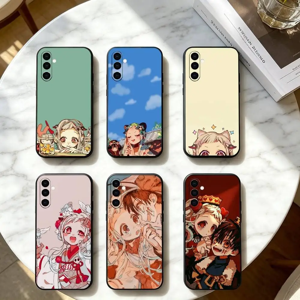 

Toilet-Bound Hanako K-kun Nene Yashiro Phone Case For Samsung Galaxy A73,A72,A71,A70,A53,A52,A51,Soft Silicone Black Cover