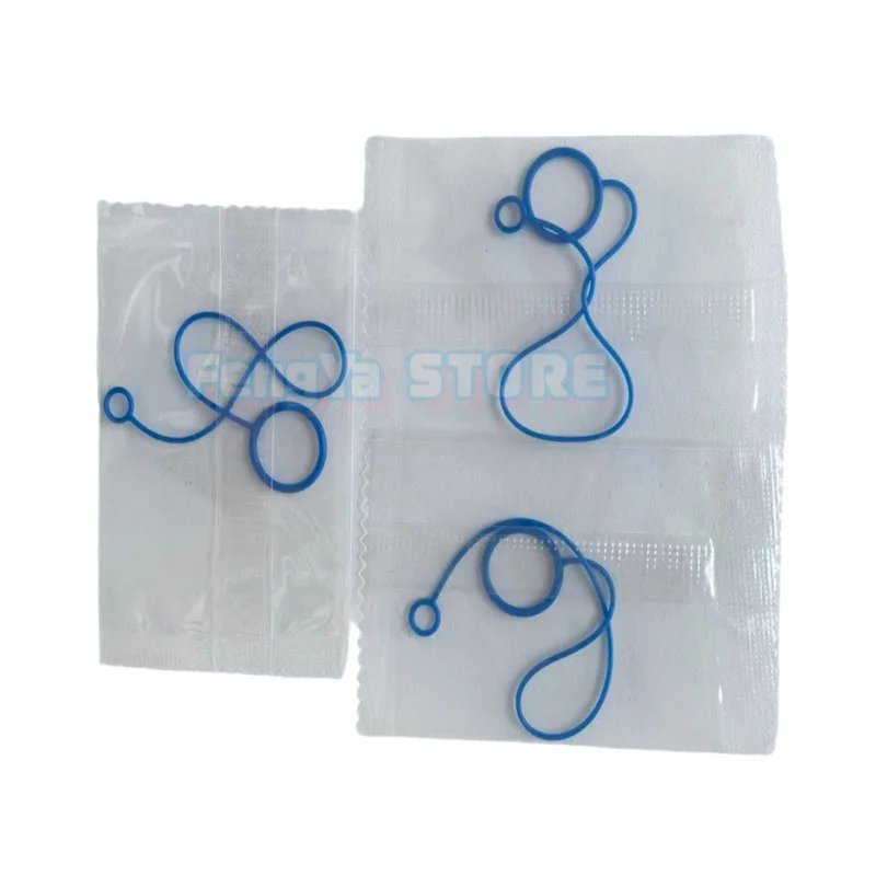 10/20/50Pcs Dental Anti-Swallowing SPA Implant Screwdriver Safety Rope Anti-Aspiration Silicone Safety Cord Screwdriver Harness