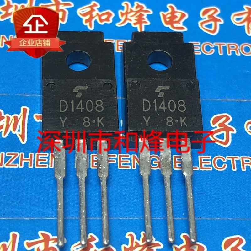 5PCS-10PCS D1408-Y 2SD1408-Y  TO-220F 80V 4A  New And Original On Stock