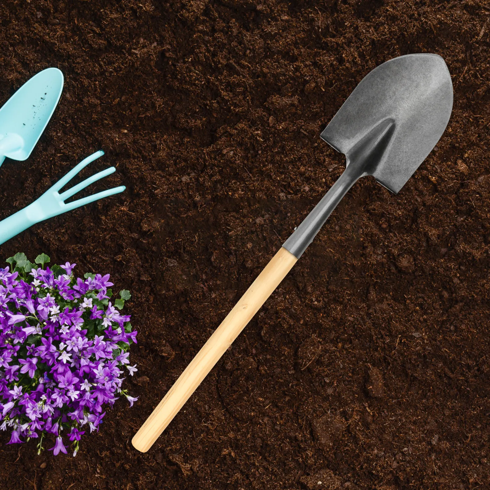 

Набор из 4 сменных деревянных ручек для лопаты, мотыги, молотка: легкие, прочные, с нескользящим покрытием, для садовых инструментов, из твердых пород дерева