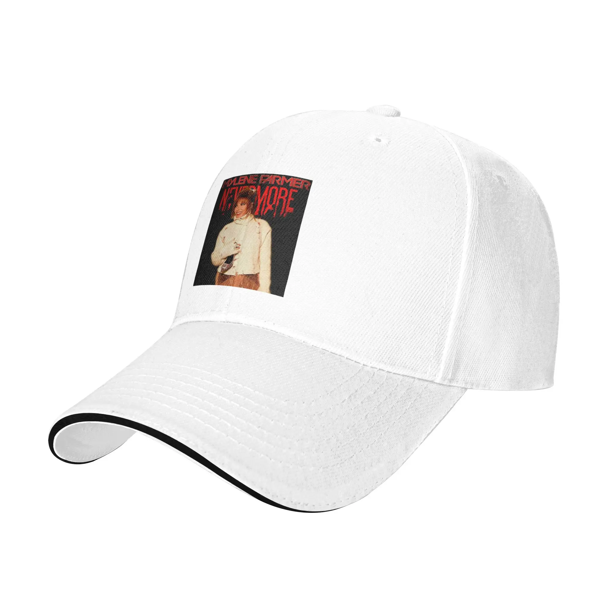 Mylene Farmer New image NeverMore tour Cap Casual Baseball Caps Adjustable Hat Hip Hop Summer Unisex Baseball Hats Customizable