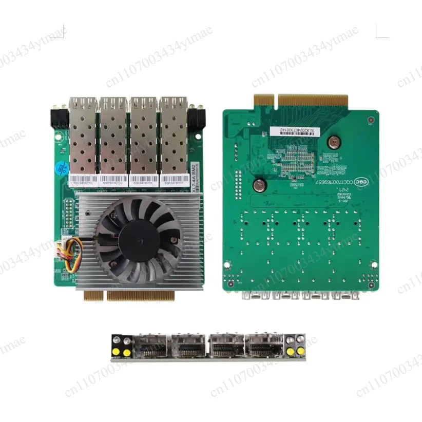 4xSFP+ PCIe Ethernet Adapter Intel XL710 Network Interface Card Server Data Center Virtualization NIC