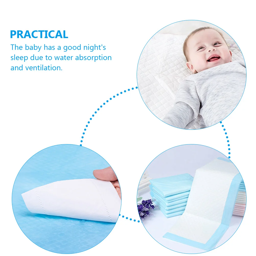 20 Pcs Urine Pad Bed for Baby Diaper Mat Summer Changing Pads Non-woven Fabric Mats