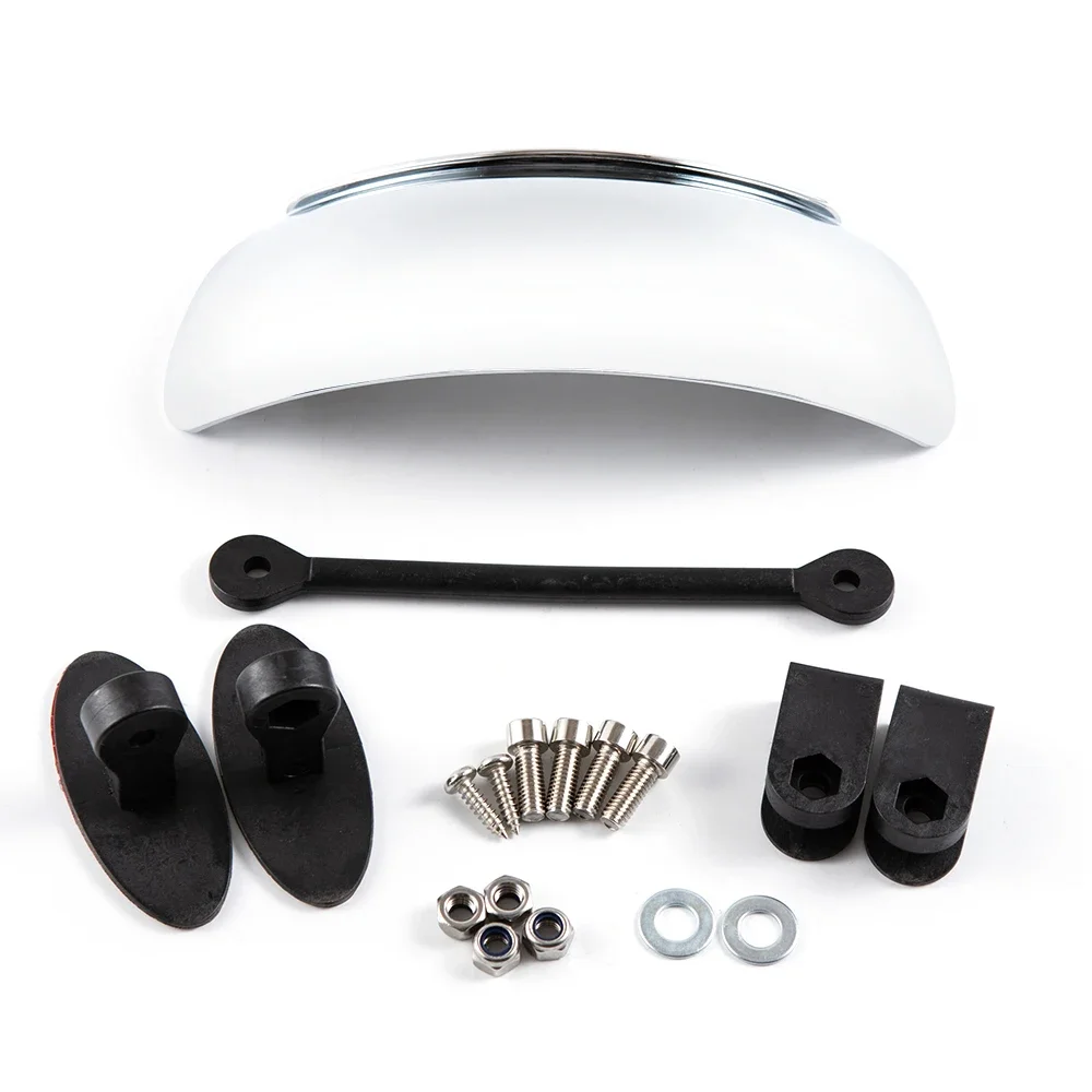 

180 ° НЕТ слепых зон, лобовое стекло мотоцикла, широкоугольное зеркало HD, выпуклое зеркало, наклеиваемое для деталей мотоцикла BMW HONDA