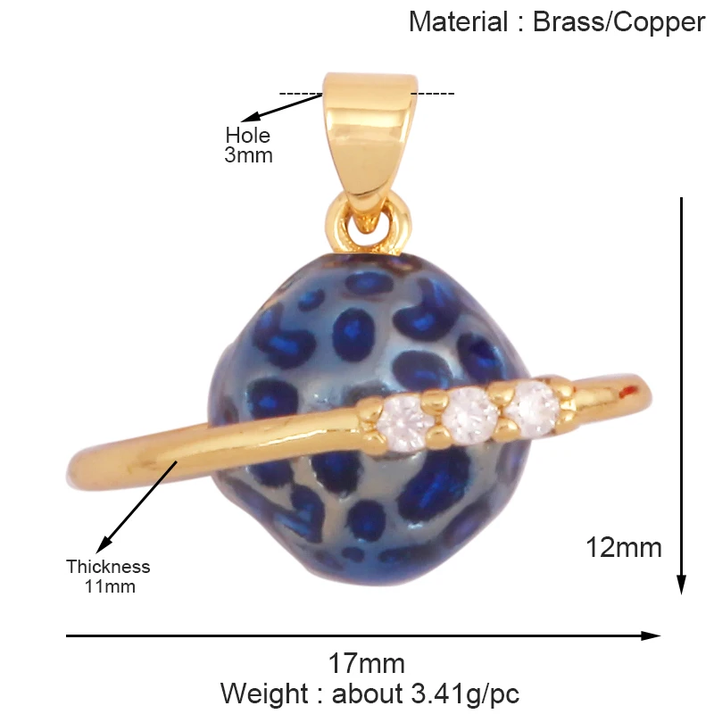 Trendy Mini Windmühle blinkende Bolzen Stern Sonne Mond Regenbogen Schneeflocke Charm Anhänger, Handwerk Schmuck Halskette Armband Zubehör S28 – Detail 14
