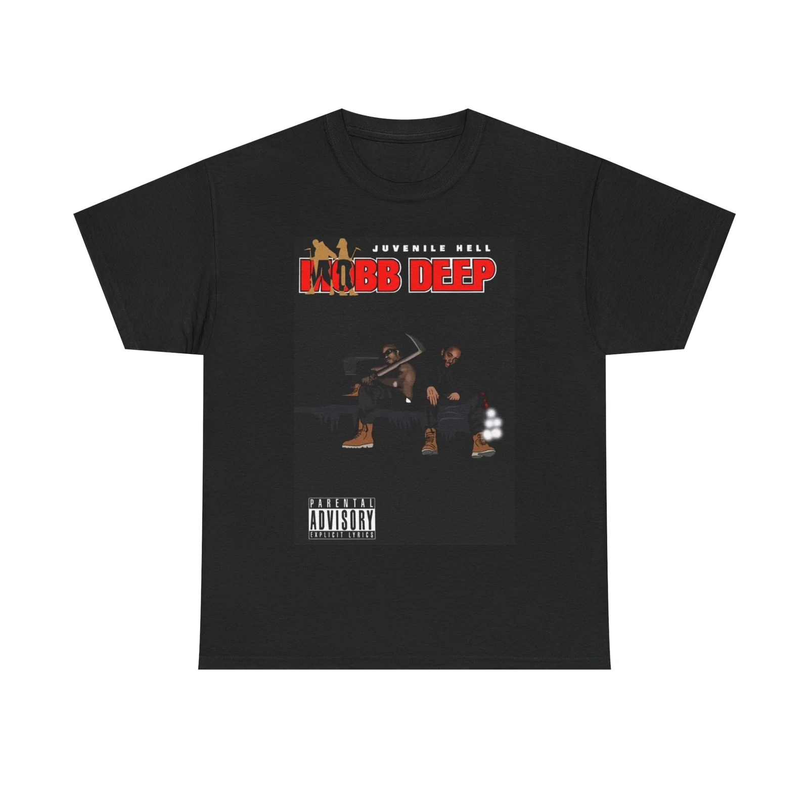 

Футболка Mobb Deep в стиле ретро, рэп, хип-хоп, обложка альбома, арт-футболка унисекс из плотного хлопка 90-х годов