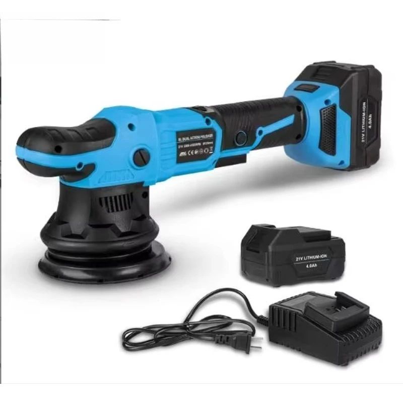 Portable Car Polishing Machine 2200RPM Rechargeable Auto Detailing Tool Wax Polisher Ergonomic