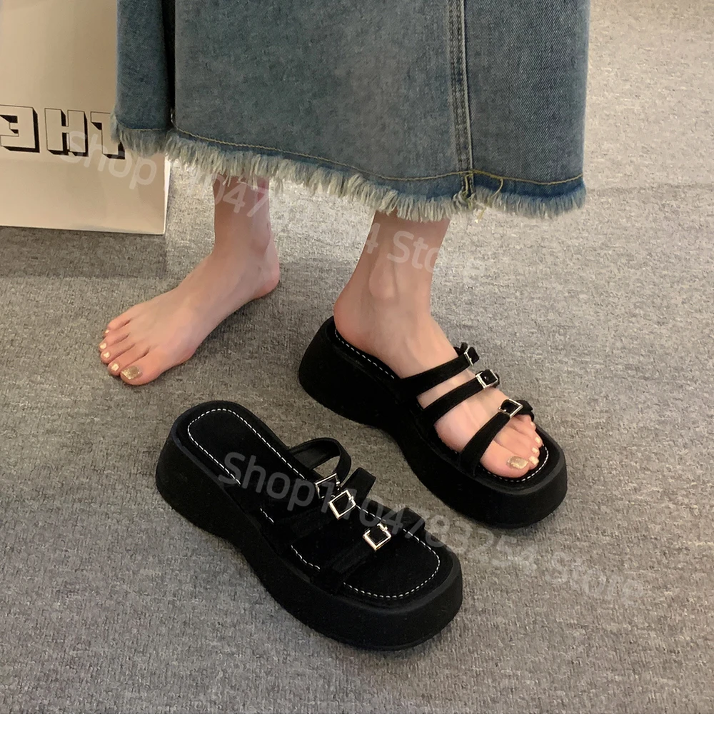 

2025 Neweat Women's Roman Boot Sandals Summer Outdoor Beach Holiday Beach Casual Slip-On oes Sweet Ultra-Fiber Leather