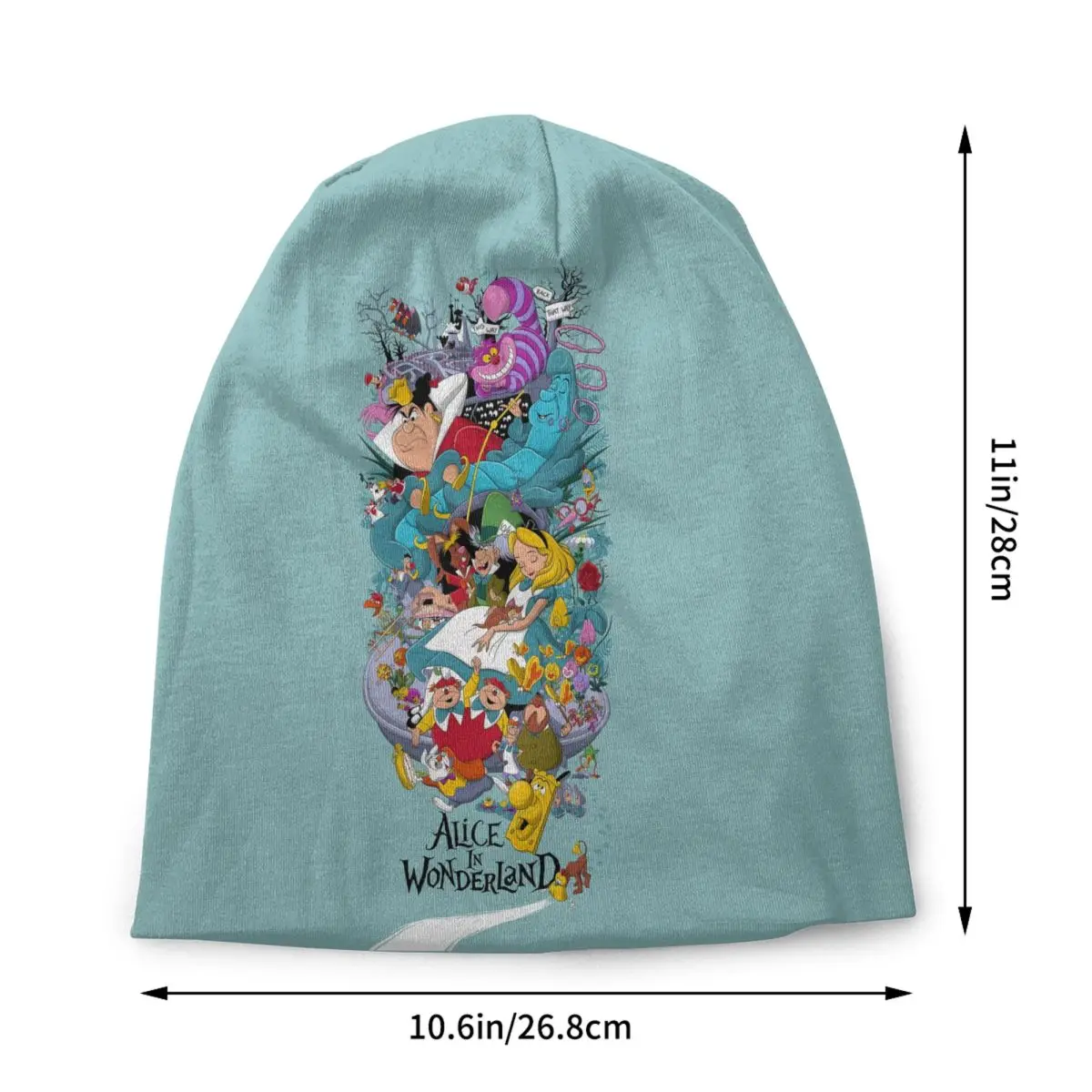Custom Cheshire Cat Art Skullies Beanies Caps Men Women Unisex Fashion Winter Warm Knitted Hat Adult Bonnet Hats image 2
