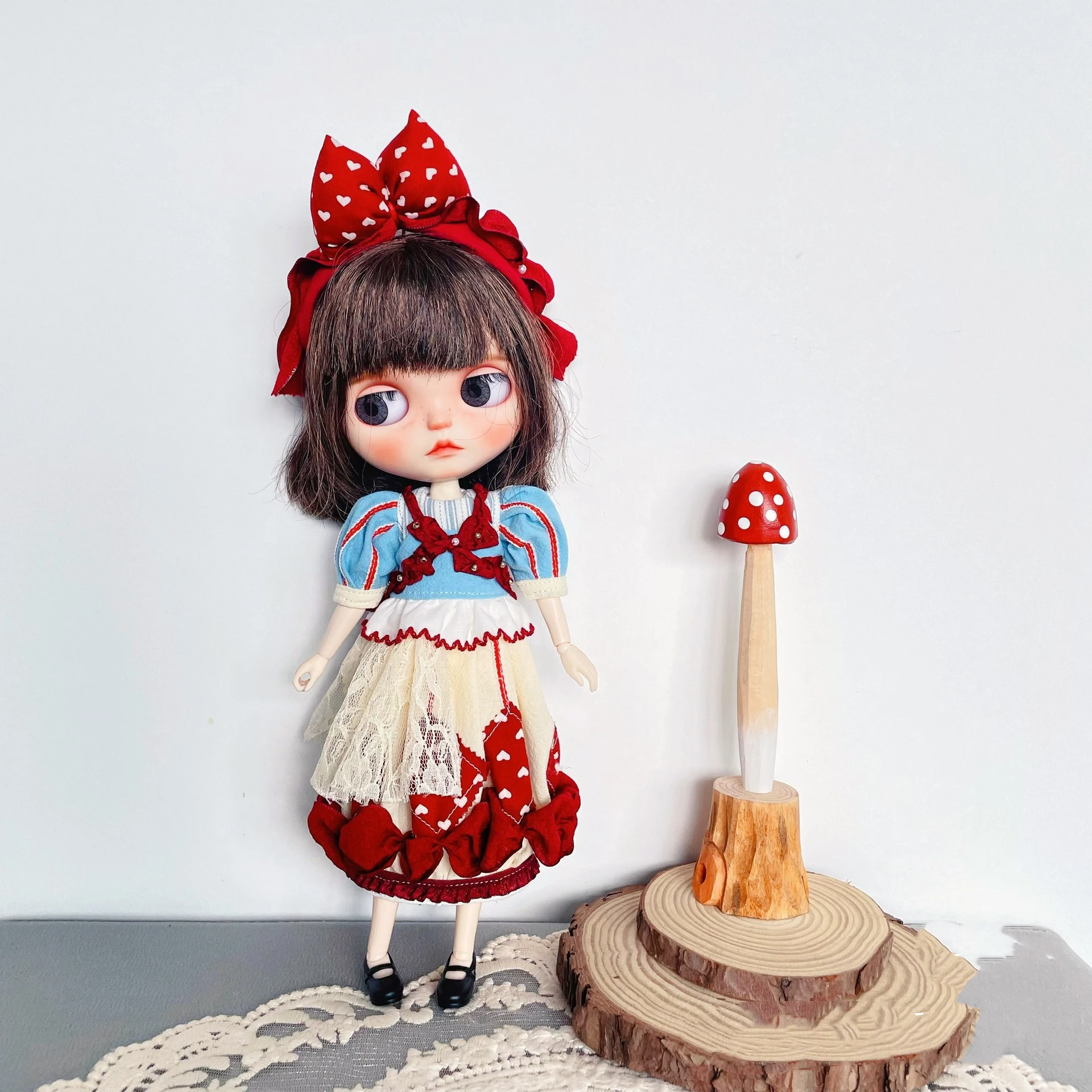 Dula Doll Clothes Dress princess skirt set Blythe Qbaby ob24 ob22 Azone Licca ICY JerryB 1/6 Bjd Doll Accessories