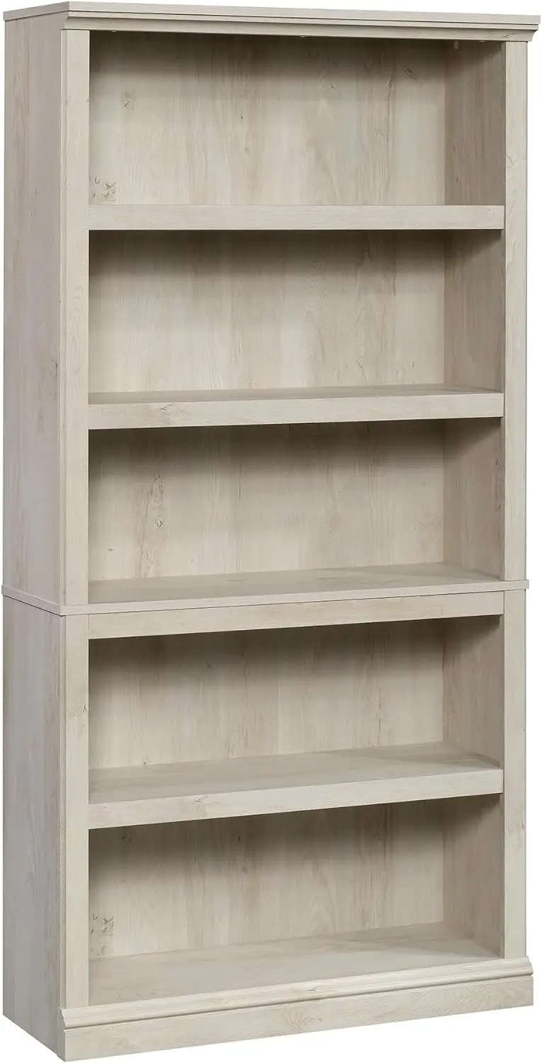 Sauder estantería de almacenamiento miscelánea, estantería para libros, L: 35,28 "x W: 13,23" x H: 69,76 ", acabado de castaño con tiza