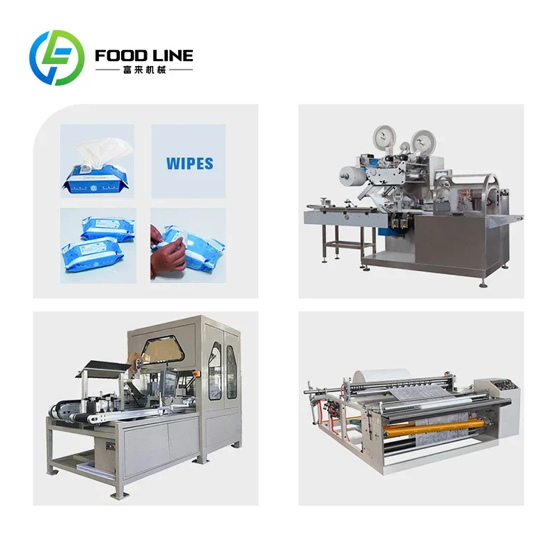 Customized Fully Automatic Wet Wipes Production Line Professional Making And Packaging Equipment For Factory Beverage