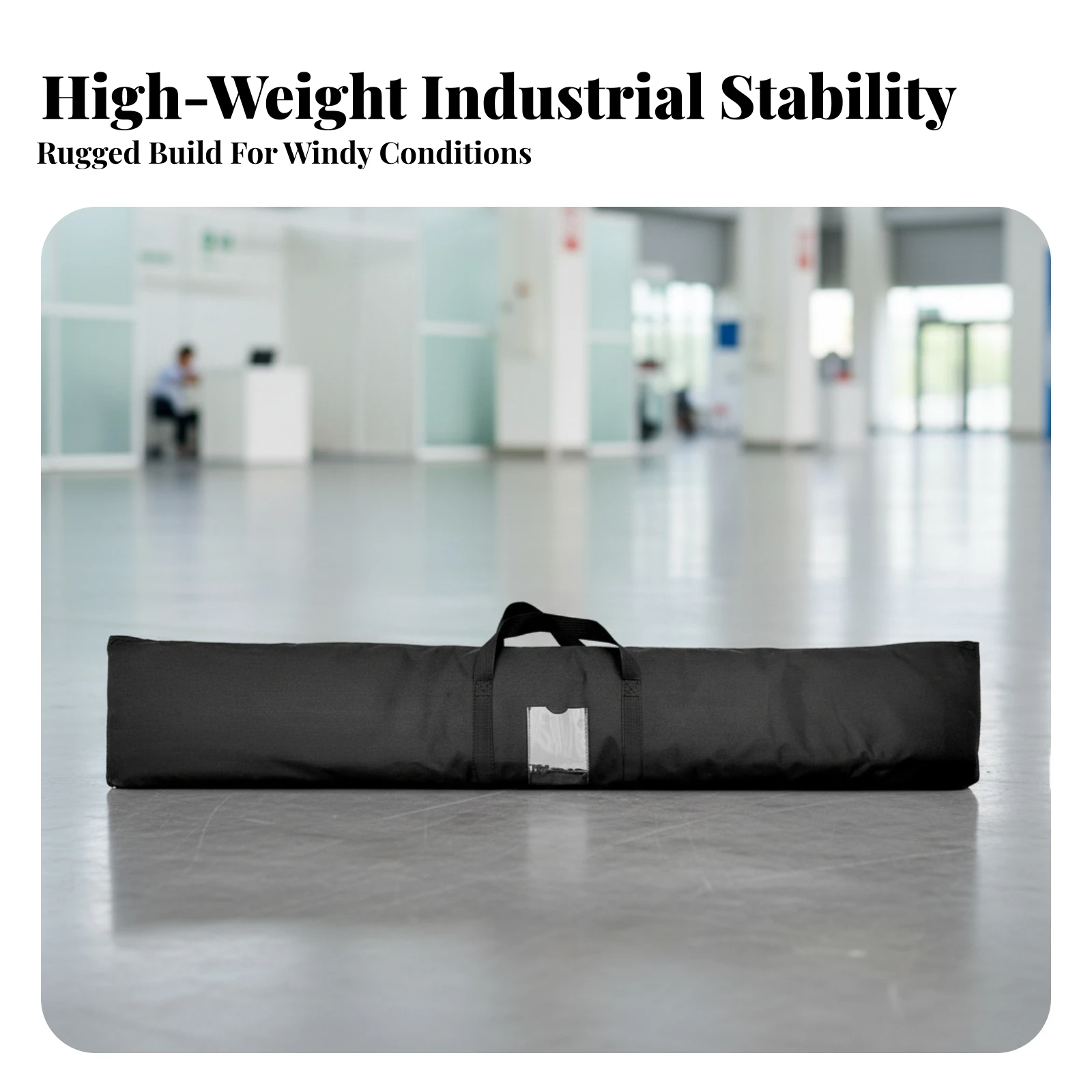 Flag-Base Parts Case Long-Lasting Flag Carrying Case Storage Bag Flagpole Carrying Bag Rugged Spacious for Events Shows