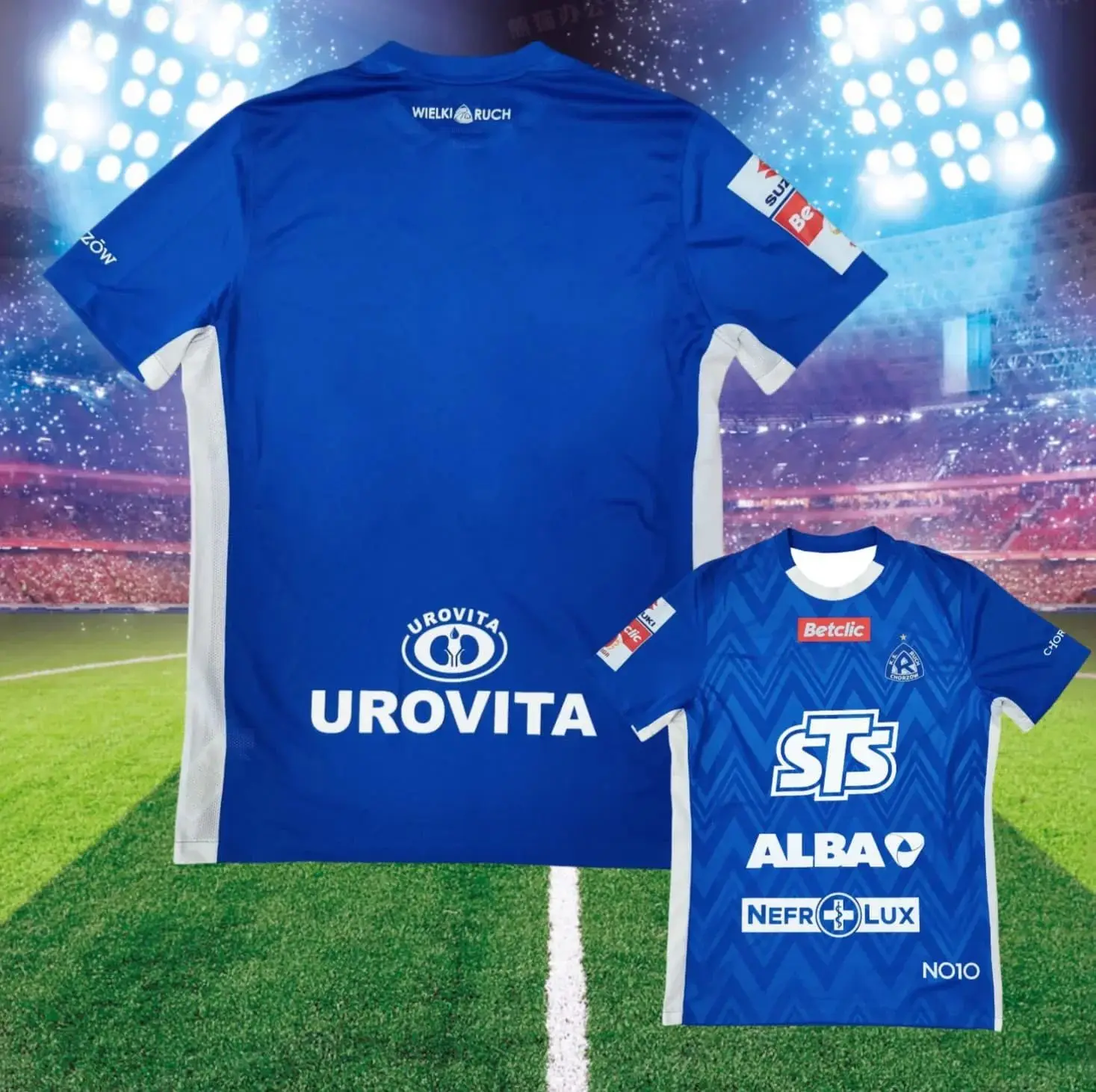 2025 الصيف الرجال الصبي تي شيرت رياضي Ruch Chorzow مباراة جيرسي البولندية مشجعي كرة القدم الخاصة لكرة القدم جيرسي كيت تي شيرت غير رسمي #1