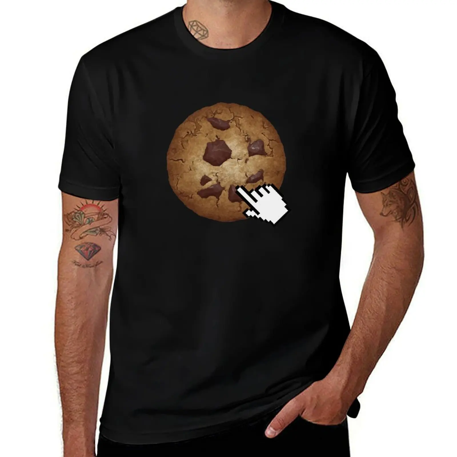 Cookie Clicker T-Shirt funny t shirts dark humor T-Shirt