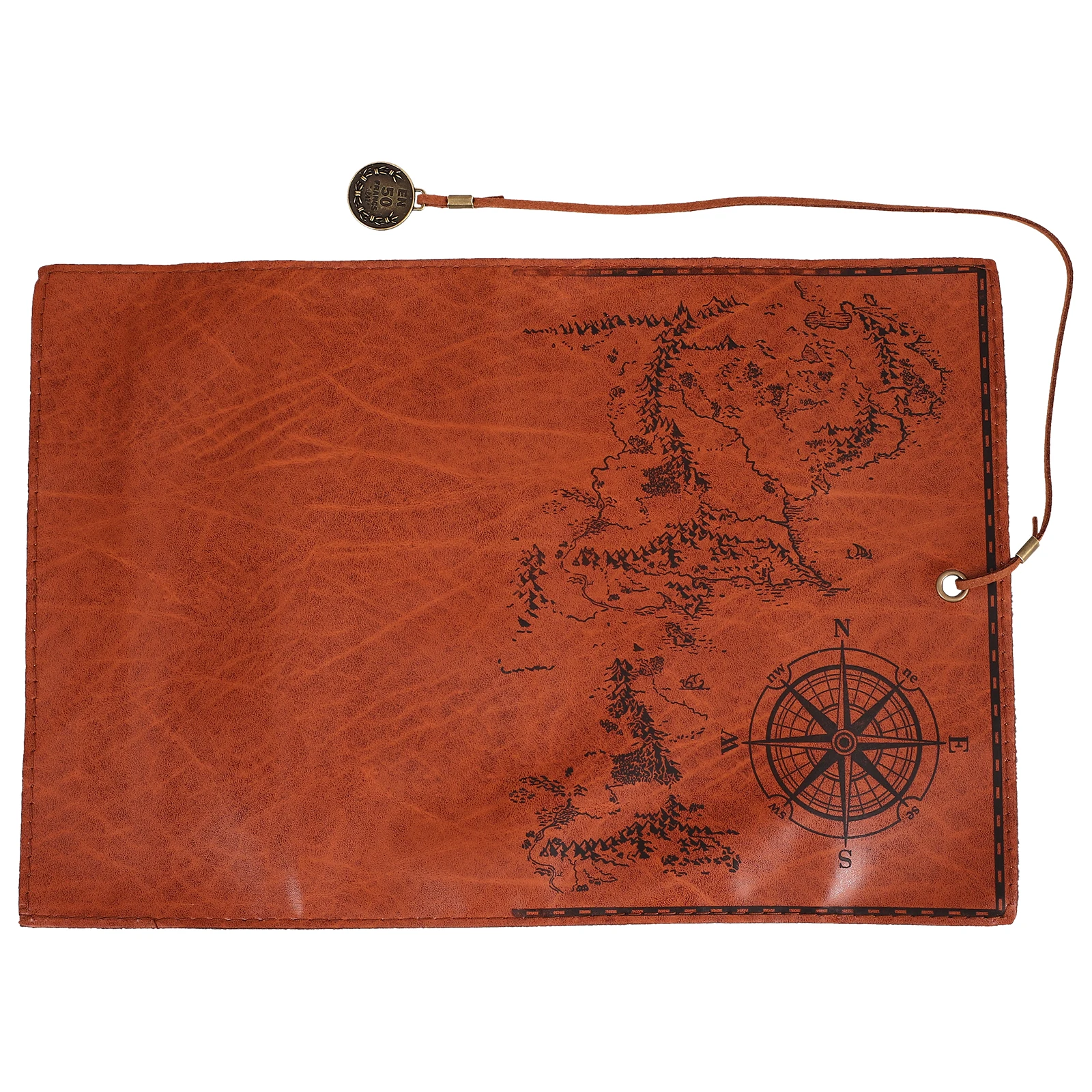 

Retro Canvas Pen Bag Convenient Pencil Foldable Creative Case Map Holder Pouch Cute