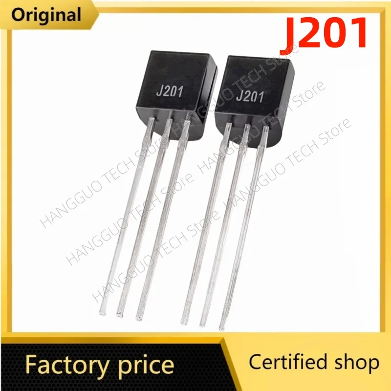 20PCS/Lot  Brand new and original   J201 TO-92 201 JFET JFET N-Channel -40V 50mA 360mW 3.27mW