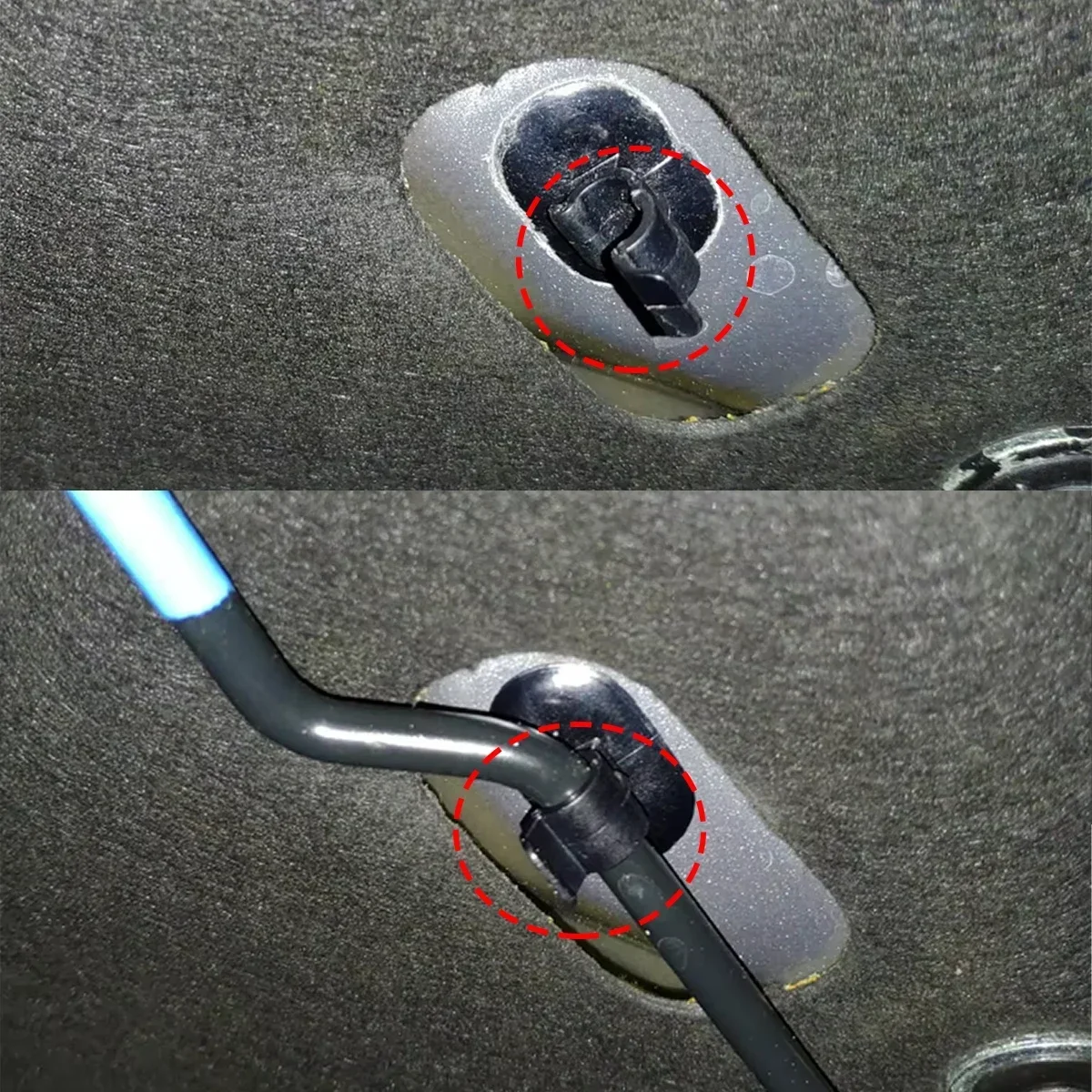 Bonnet Rod Clip for Renault Traffic II Primastar Opel Vivaro Strut Arm Retainer Holder Prop Buckle Clamp Under Lock Hood Repair 4
