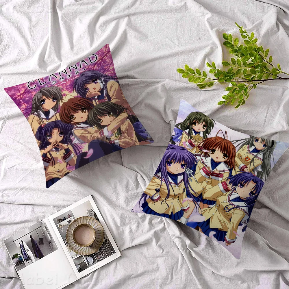 

Clannad After Story Stitch Lucky Dragon Pillow Cover Sofa Cushion Cover Home Room Decoration Children Gift