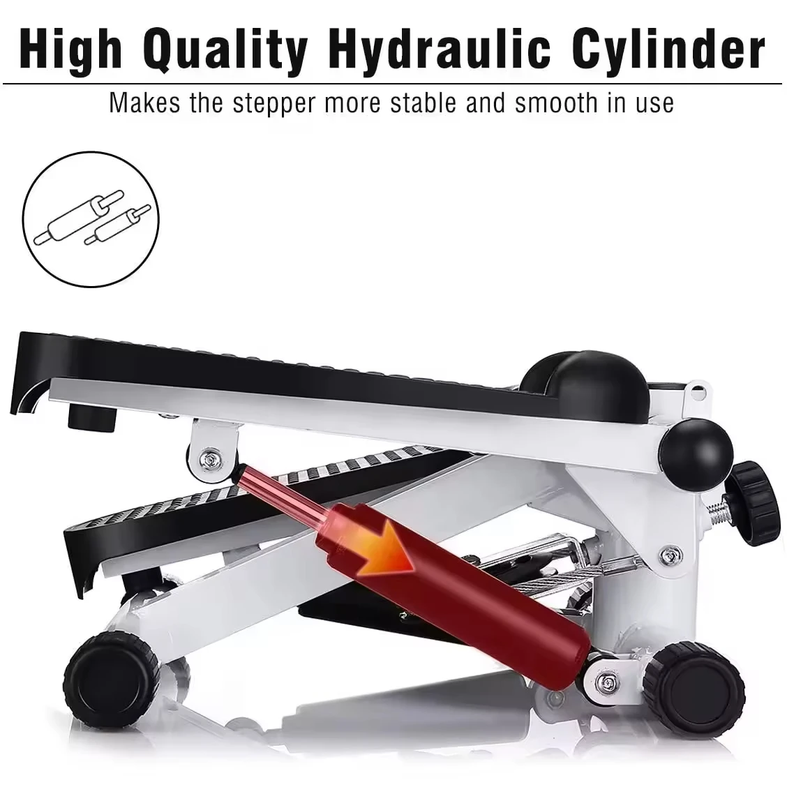 Mini paso a paso de fitness con resistencia y equipo aeróbico para escaleras, equipado con digital