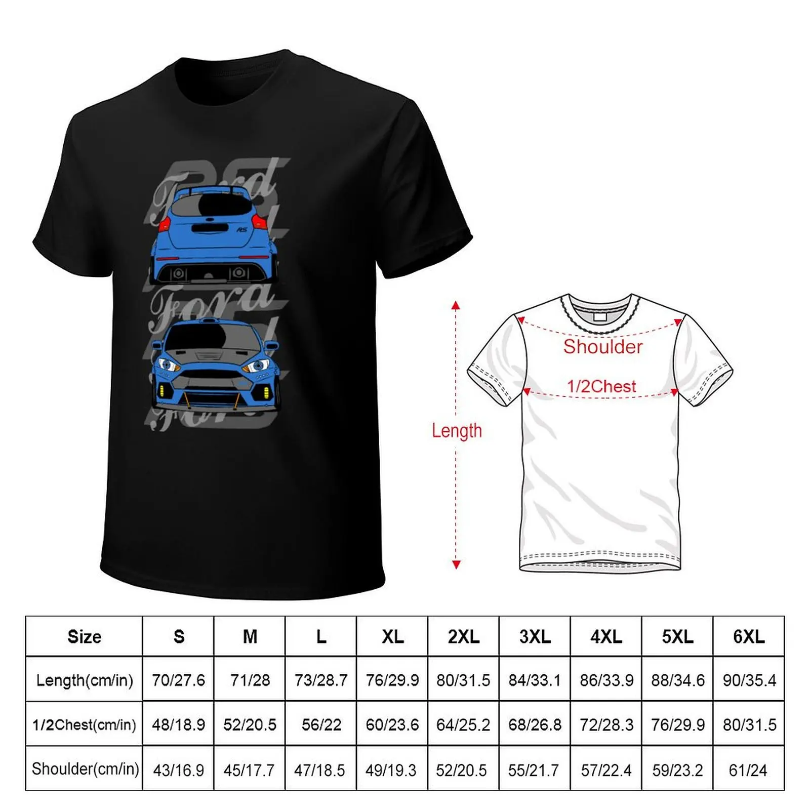 Slammed Focus RS T-Shirt oversizeds graphic t shirts shirts graphic men clothings