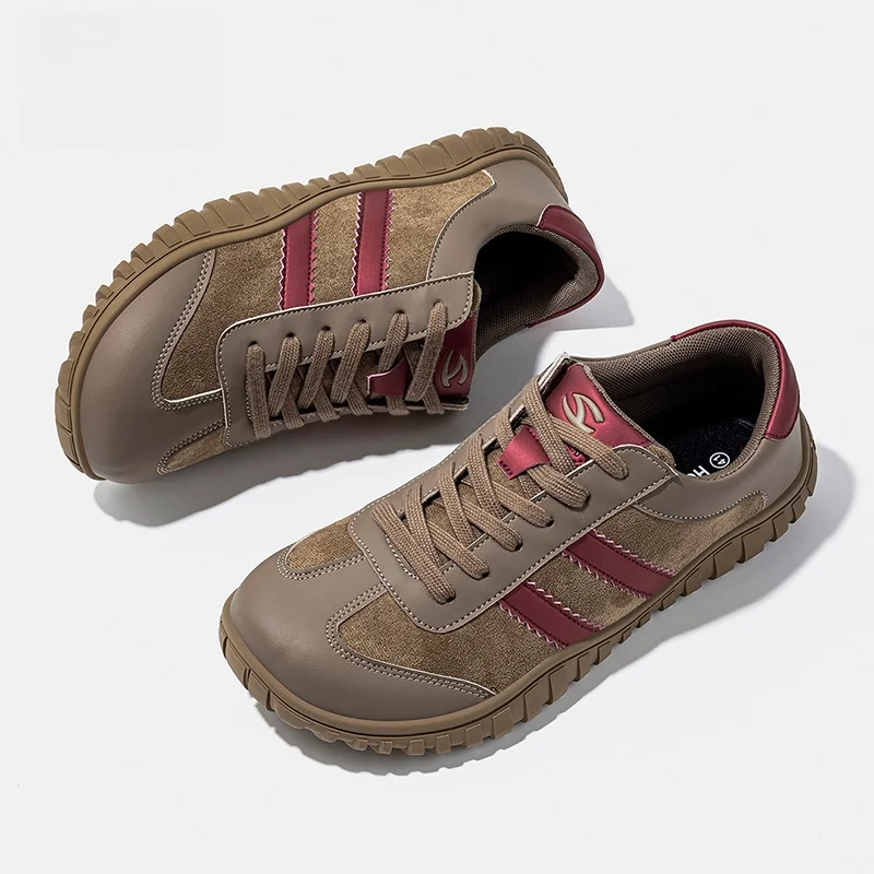 

HOBIBEAR Men's Casual oes Spring Autumn Wide Head Wide Clog Deoxynucleotide oes Wide Foot Leisure Sports oes