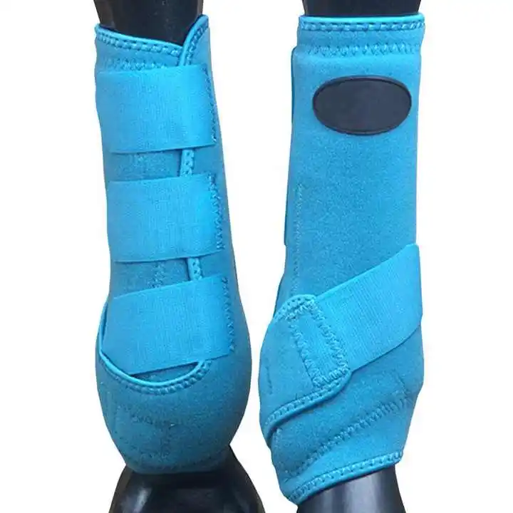 boots horse riding protector adjustable Horse Tendon Boots with Outer Synthetic Material Neoprene Lining Inside