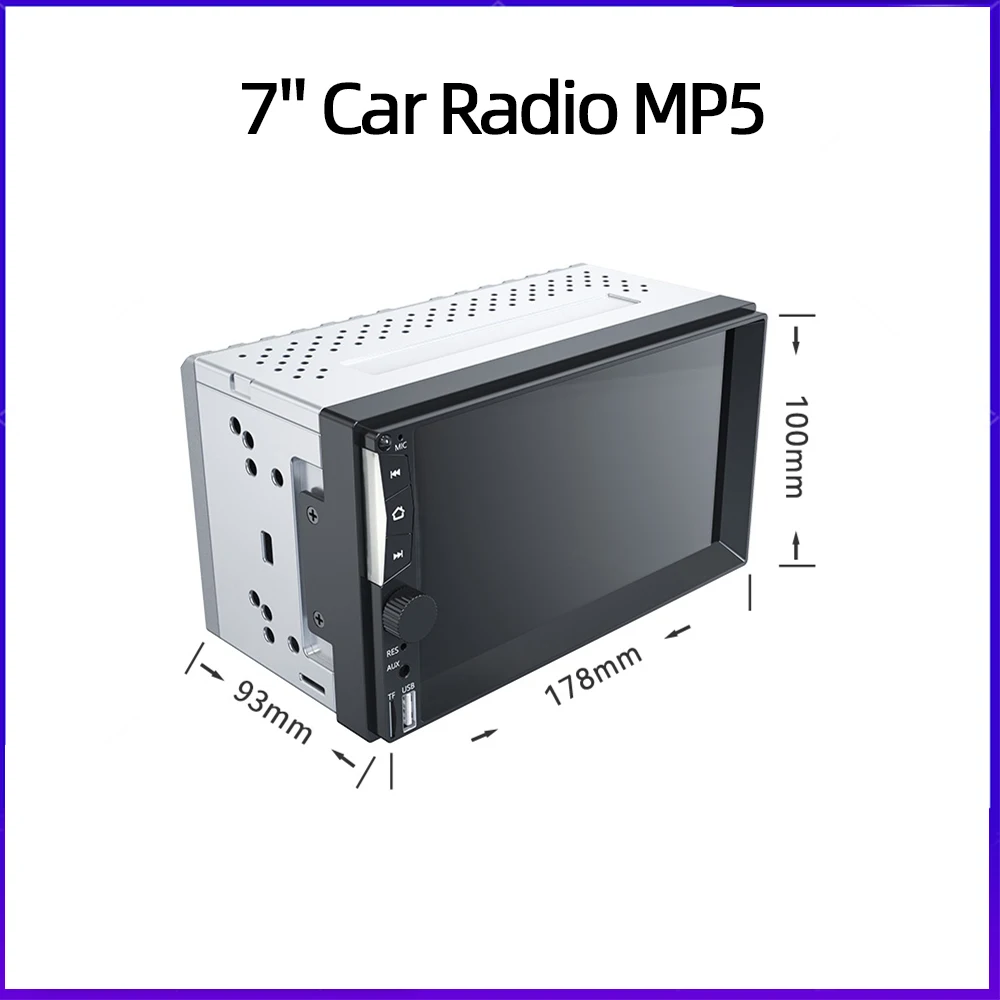 

Universal Touch Screen Head Unit 2din Car Radio CA7052 Carplay radios car dvd player double din 7 inch car radio mp5