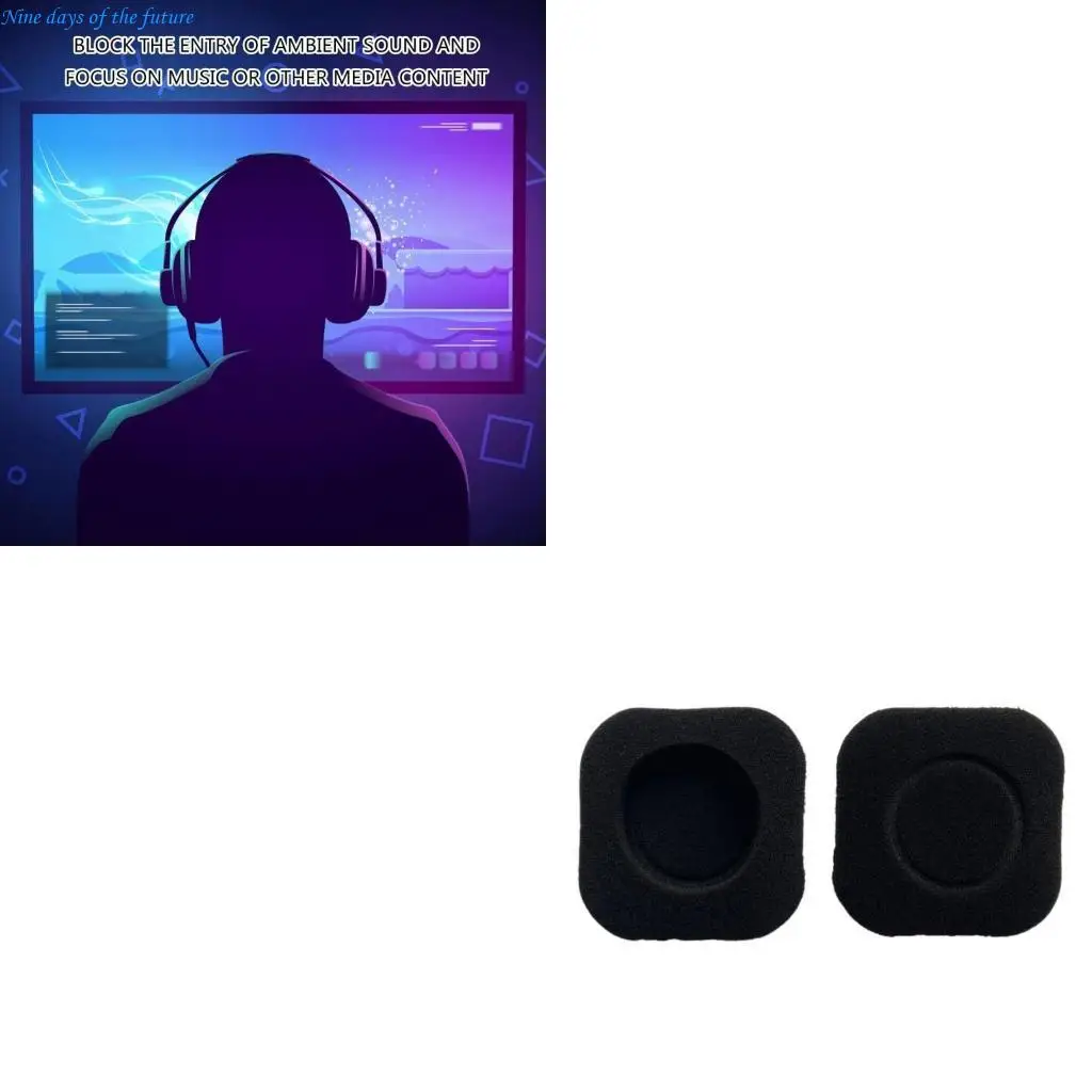 1Pair Ohrschützer -Schwamm für H150 H151 H130 H250 Kopfhörer Earpads E65A