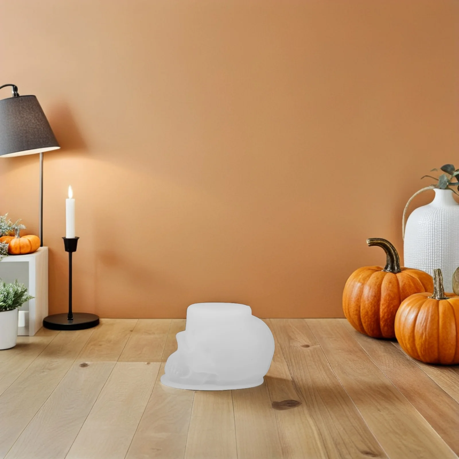 

2Pcs Skull Silicone Mold 3D Flexible Halloween Mold for Resin Epoxy Clay Soap Wax Melt Casting Skull Molds