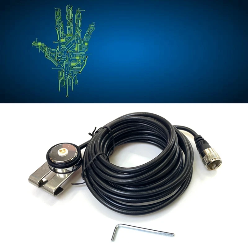 N-2 5M NMO To PL259 RG-58 Coax Cable Antenna Cable NMO Mount For Car Truck Amateur Radio Mobile Car Radio Antenna Cable