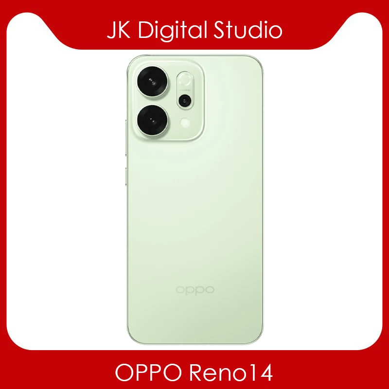 هاتف محمول جديد OPPO Reno14 Reno 14 5G MTK Dimensity8350 6.59 بوصة AMOLED 50MP كاميرا 6000Mah 80W SuperVOOC IP69 NFC OTA