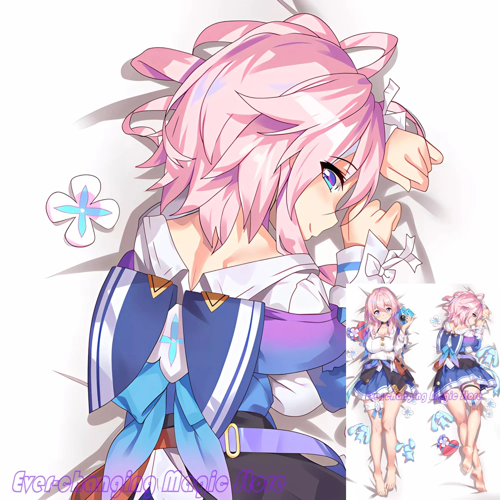 

Honkai Star Rail March 7th Dakimakura Anime Otaku Waifu Decor Pillowcase Cosplay Hugging Body Double-sided Print Cushion Cover