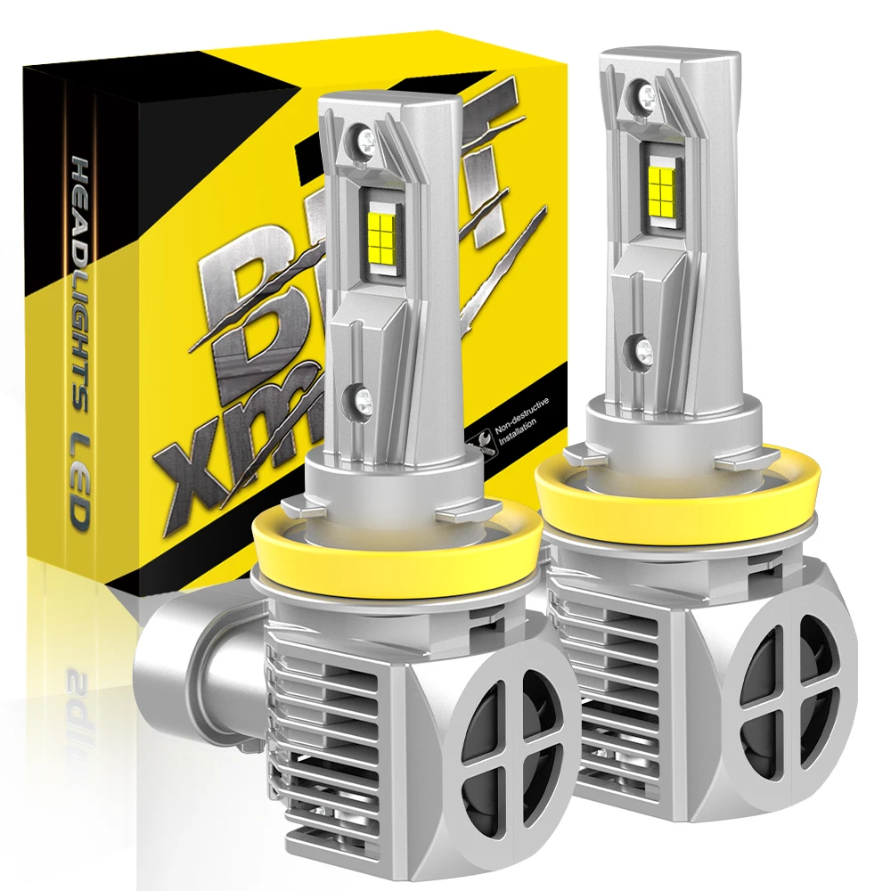 

BMTxms 2x 100W H11 H8 H4 H7 LED Canbus Turbo Headlight Bulb 9005 HB3 9006 HB2 9012 HIR2 H13 9008 9007 HB5 9004 HB LED Head Lamp