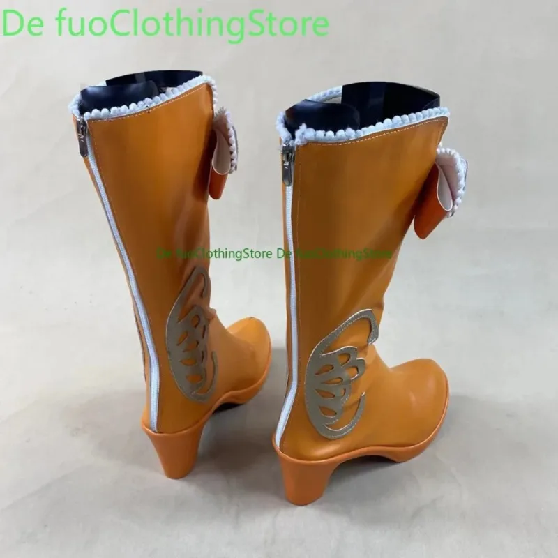 Zapatos de Cosplay Defuo Xiao Lan, botas de convención de Anime, juego de Anime, zapatos y botas para fiesta de Halloween
