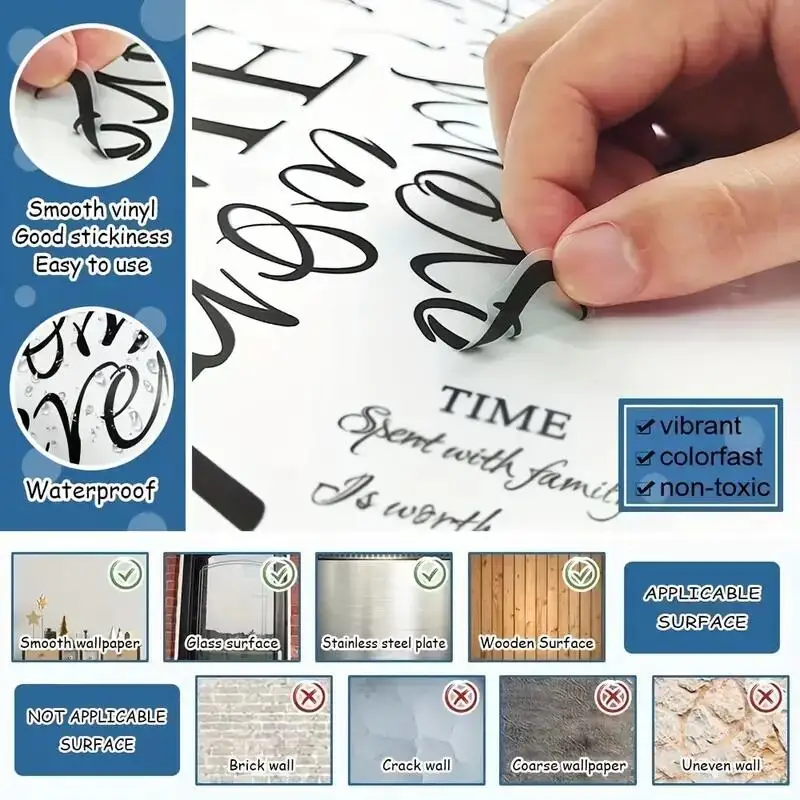 ملصقات حائط اقتباسات مضحكة دعها ينام عندما يستيقظ أنها تتحرك الجبال #4