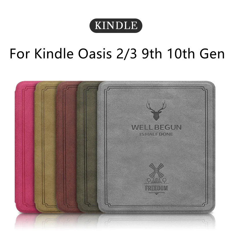 

Case For Kindle Oasis 2/3 9th 10th Generation 2017 2019 with Auto Sleep/Wake Magnatic Cover for Kindle Oasis (10th Generation)