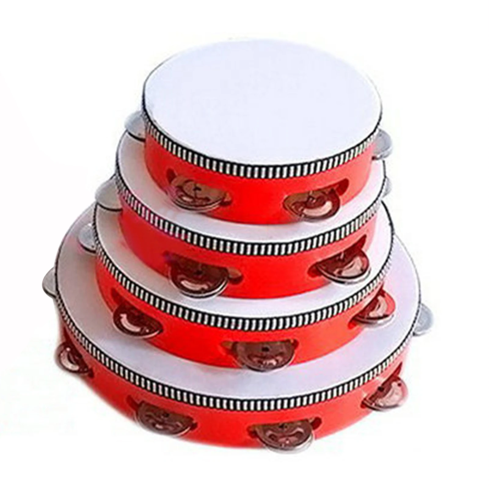 Бубны для детей, портативный деревянный бубен, ударный музыкальный инструмент, традиционные бубны, идеальный подарок для детей