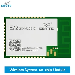 CC2674P10 Modulo wireless Zigbee Modulo SoC BLE da 2,4 GHz 20 dBm EBYTE E72-2G4M20S1C Antenna PCB Supporto di piccole dimensioni Multi protocollo