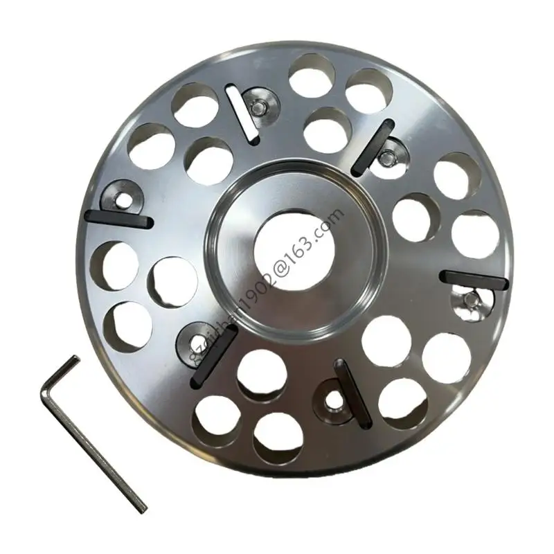 

X7AB Heavy Duty 12cm Alloy Hoof Grinding Disc with 6 Cattle Trimming Plate for Efficient Livestock Grooming Tool