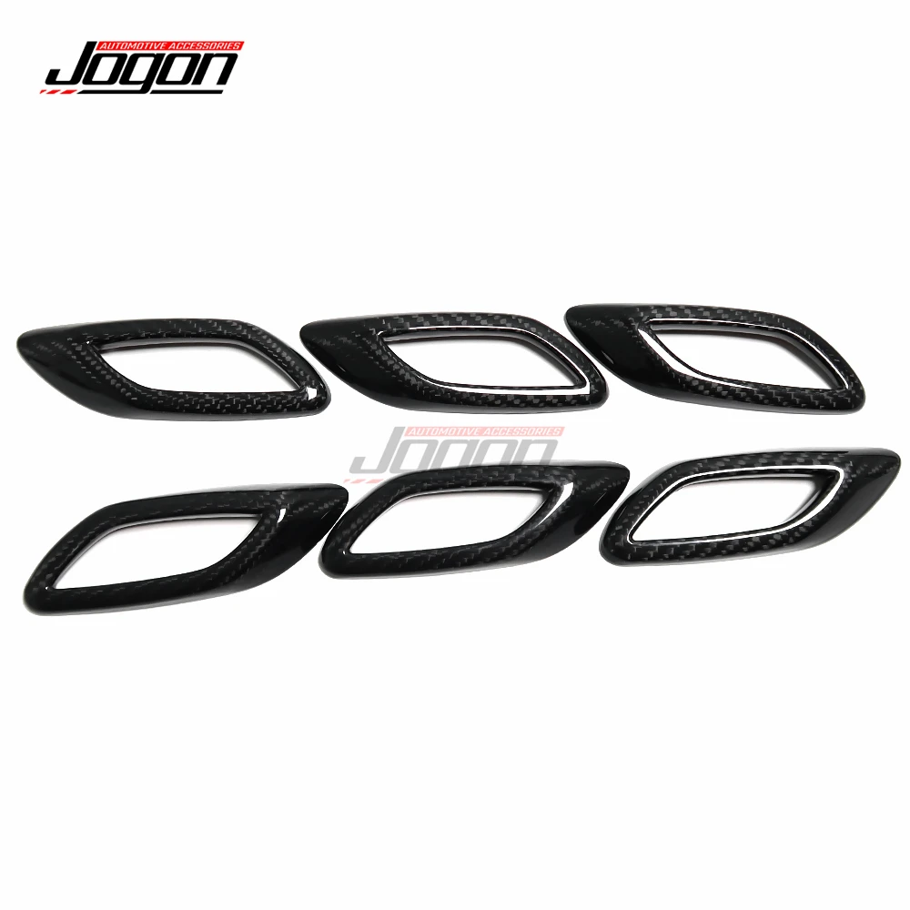 6Pcs Carbon Fiber For Maserati Levante Sport S 2016-2023 Exterior Car Side Fender Air Vent Intake Cover Sticker Trim Accessories - Image 2