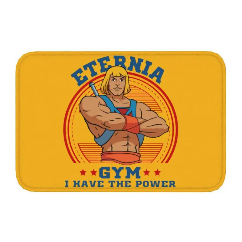 Trap Door Masters of The Universe Doormat Anti-Slip Bath Kitchen Mat He Man Welcome Garage Door Floor Entrance Carpet Rug