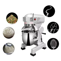 Industrial 20/30L Flour Bread Dough Mixer Maker Food Machinery Electric Dough Mixer High Quality Cream Egg Whisk Kneading Maker