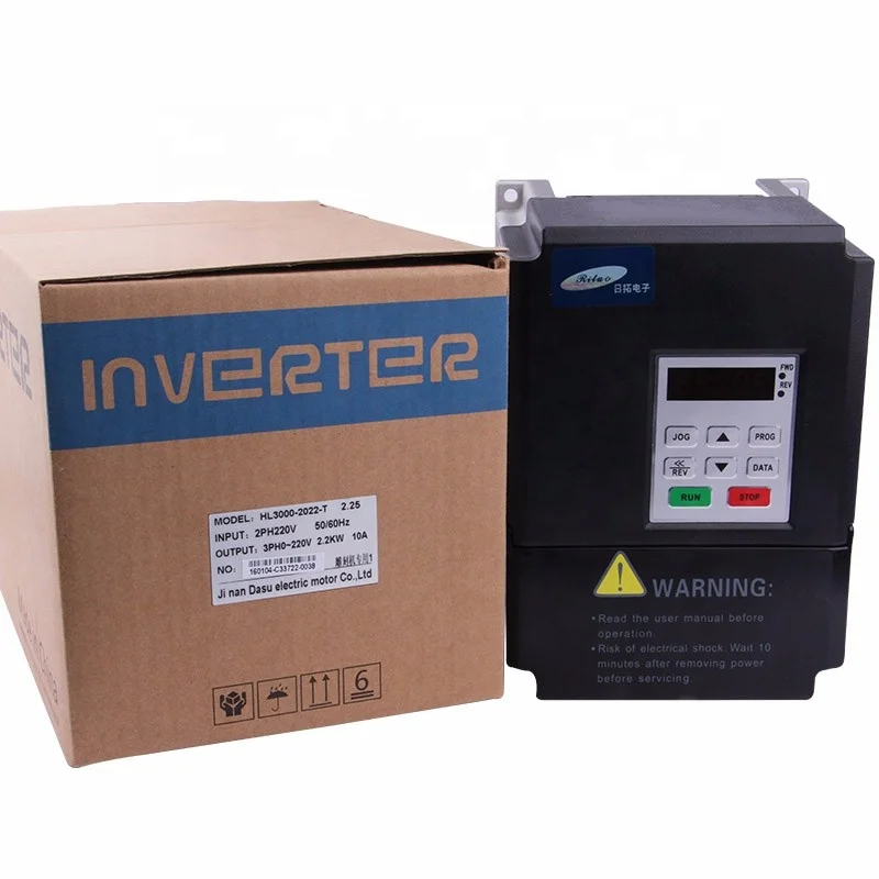 5.5KW Single Phase 3 Phase Power Supply Frequency Converter 220V To 380V Inverter