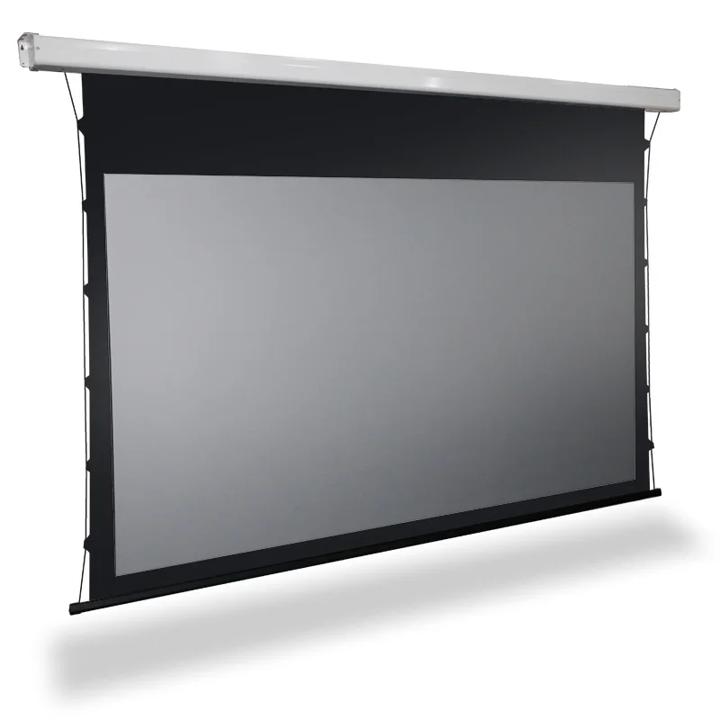 Courtyard main electric outdoor electric 2 direction 120 inch waterproof label tension projector screen front projection